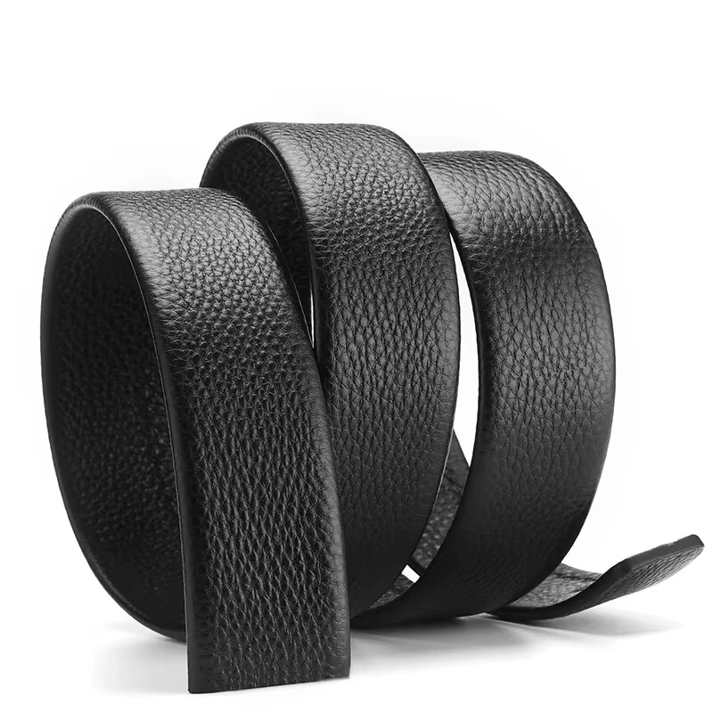2 pièces ceinture pour hommes sans boucle 3.5 cm/1.37 pouces de largeur marque haut de gamme ceintur
