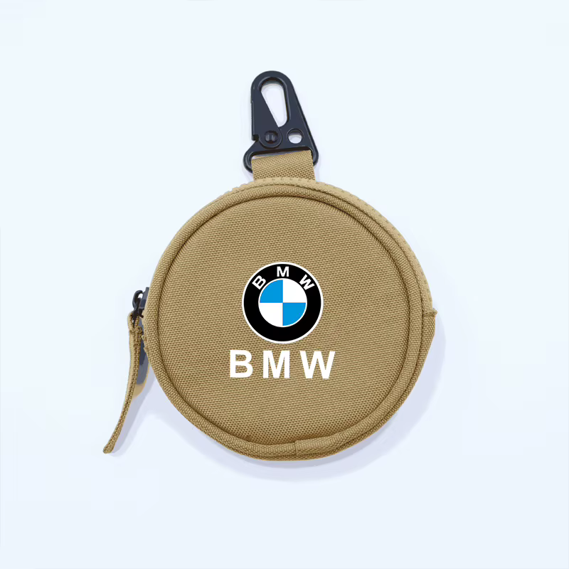 Porte-clés de voiture, pochette pour pièces de monnaie, sac de rangement pour cartes et clés, décora