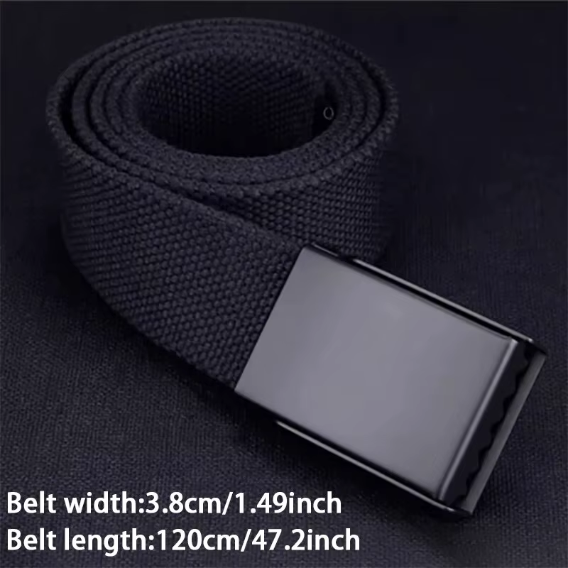 Ceinture en toile respirante pour hommes et femmes, ceinture réglable, DulFor Jeans, extérieur, unis