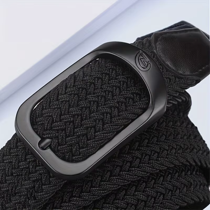 Ceinture élastique tissée décontractée pour hommes et femmes, ceinture de sport de plein air, pas be