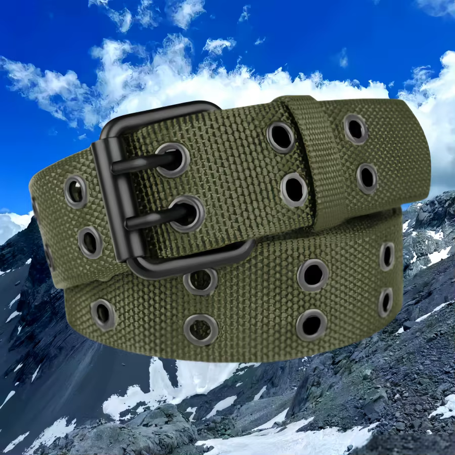 2025New hommes respirant Nylon tissu ceinture sport de plein air ceinture boucle ardillon pantalon j