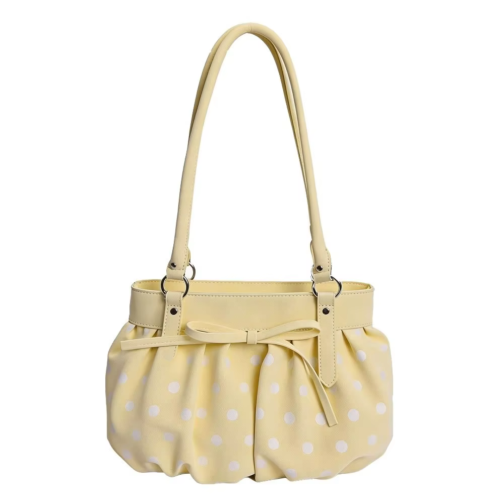 Sacs à bandoulière à pois exquis de haute qualité en cuir PU, sacs à main polyvalents, sacs fourre-t