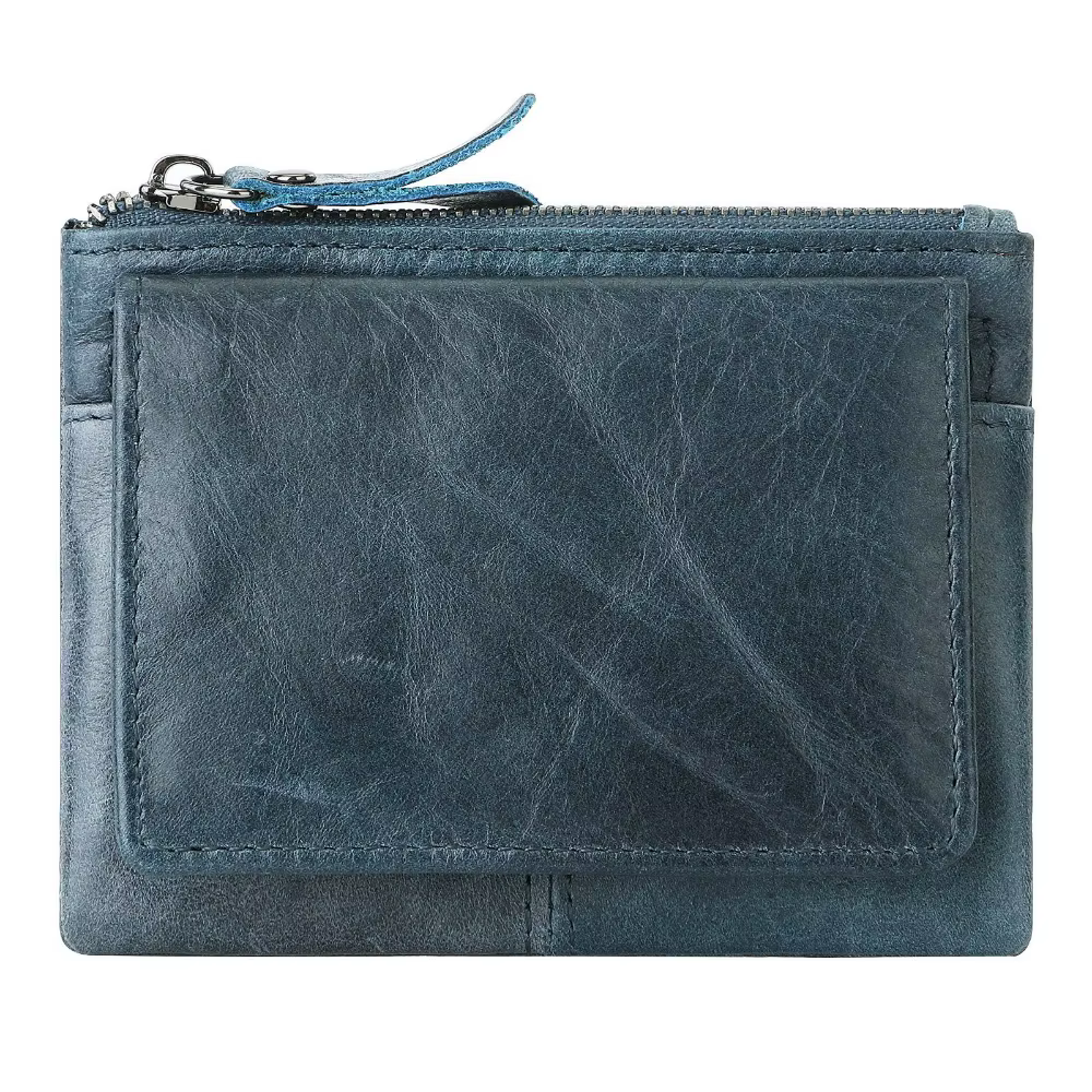 Portefeuille rétro RFID petit portefeuille porte-carte d'identité de crédit pour hommes portefeuille