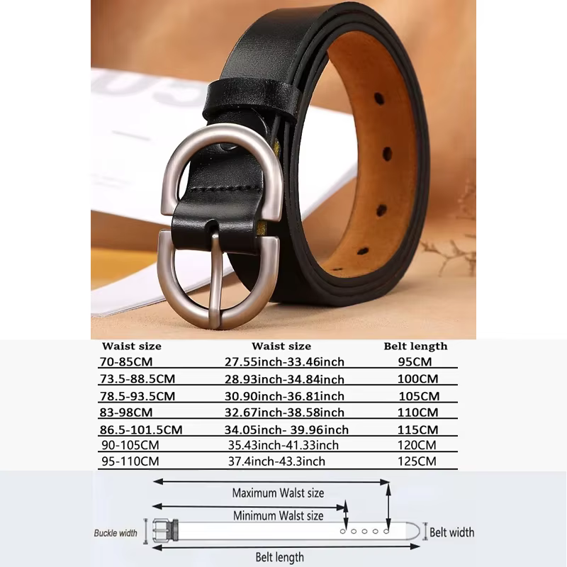 Ceintures pour femmes en cuir véritable peau de vache haute qualité mode ceinture jean femme ceintur