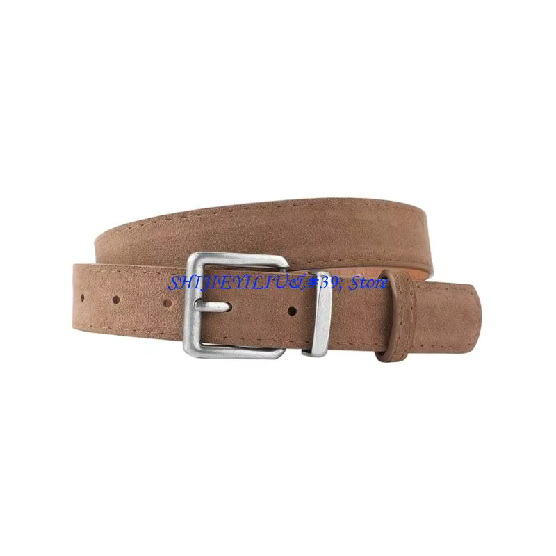 E21F – boucles ceinture en daim pour femmes, Construction douce, finition pratique, ceinture taille
