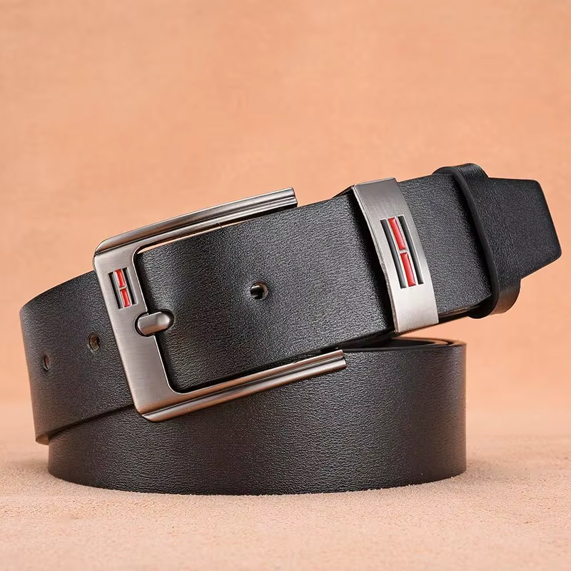 Cuir véritable pour hommes haute qualité boucle jean peau de vache ceintures décontractées affaires