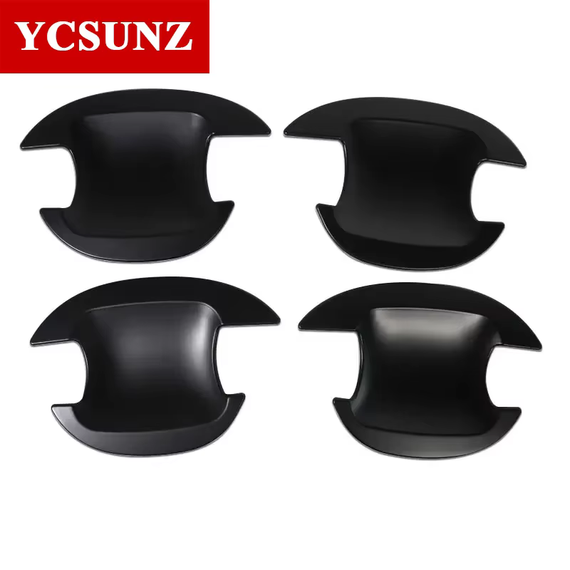 Couvre-poignée de porte noir mat pour VW Volkswagen Amarok 2024 2025 2026 Double Cabine Accessoires 