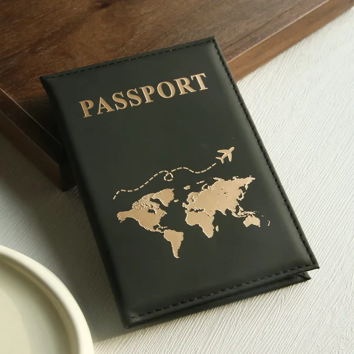 Porte-passeport mince, carte de cheval, porte-passeport en PU, voyage essentiel, croisière, porte-pa