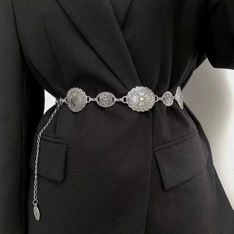 Ceinture pour femmes, nouvel article, design de niche, chaîne de taille décorative, polyvalente, ass