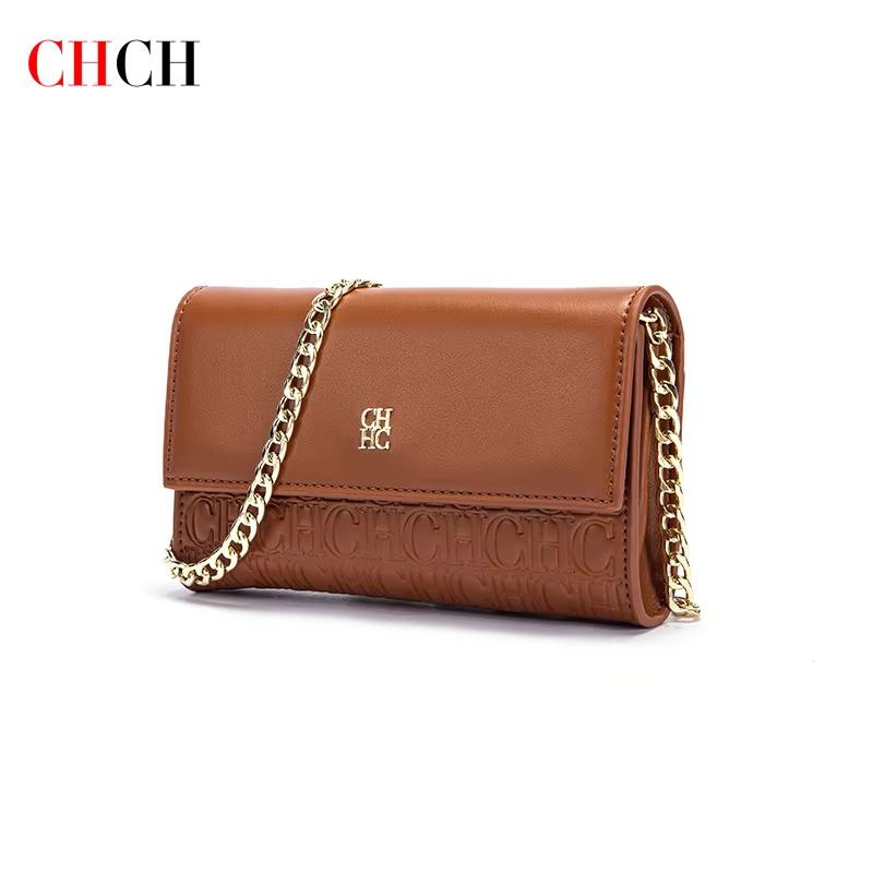 CHCH sac à bandoulière pour femme nouveau sac à chaîne à rabat magnétique marron petit sac carré por
