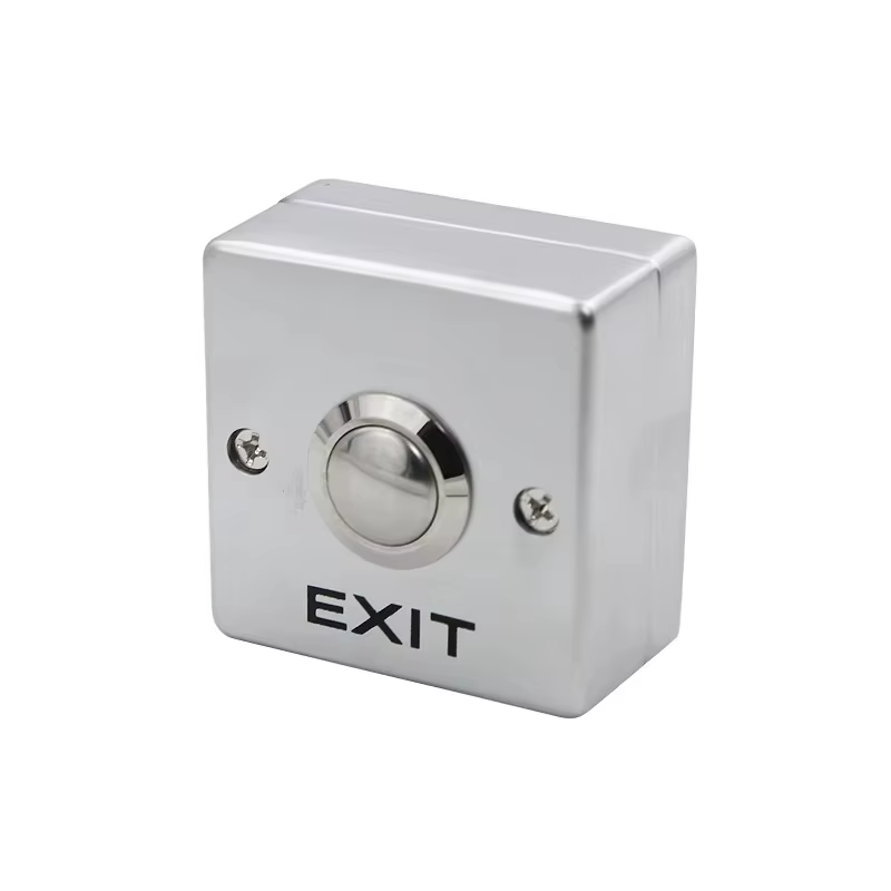 Bouton de sortie de contrôle d'accès à montage en Surface métallique, interrupteur poussoir 12V/24V 