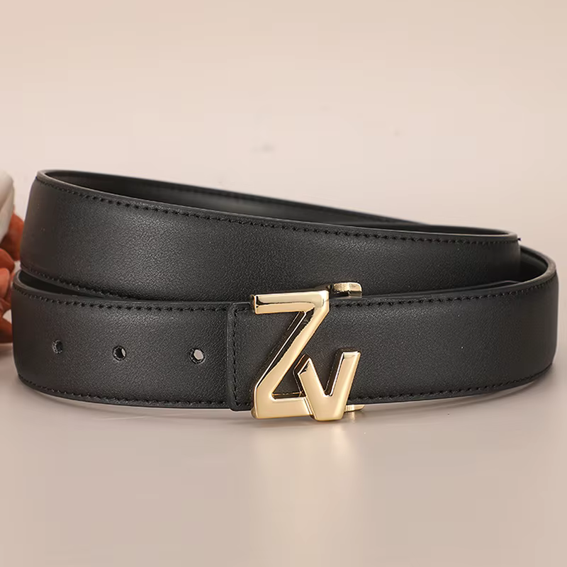 Nouvelle ceinture en cuir large de 34mm pour femmes, marque de luxe, ceinture pour femme, design fém