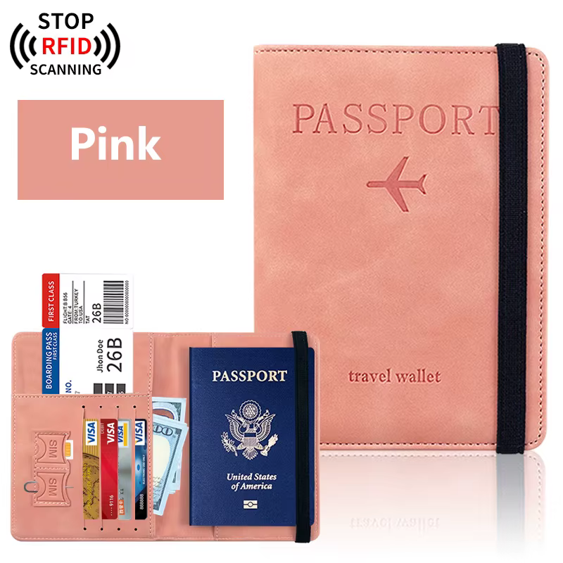 Porte-passeport pour voyage Essentials, étui portefeuille pour accessoires de voyage, porte-livres d