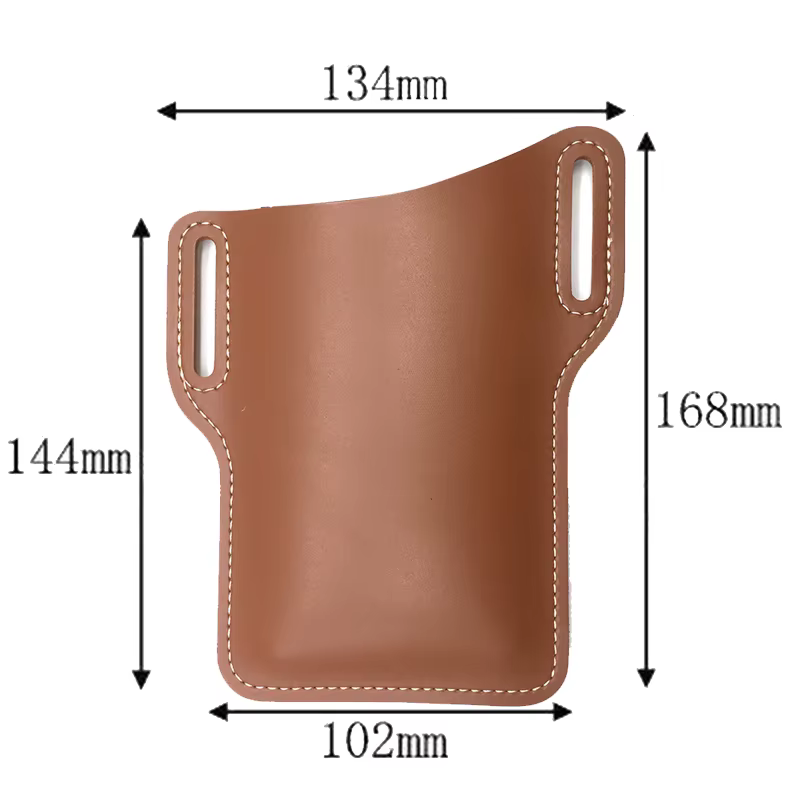 Étui pour téléphone portable pour hommes accroché avec poches ceinture portefeuille portefeuille tél