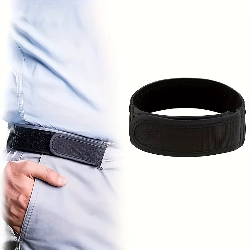 Ceinture élastique unisexe sans boucle, avec ceinture élastique invisible réglable, pour une utilisa