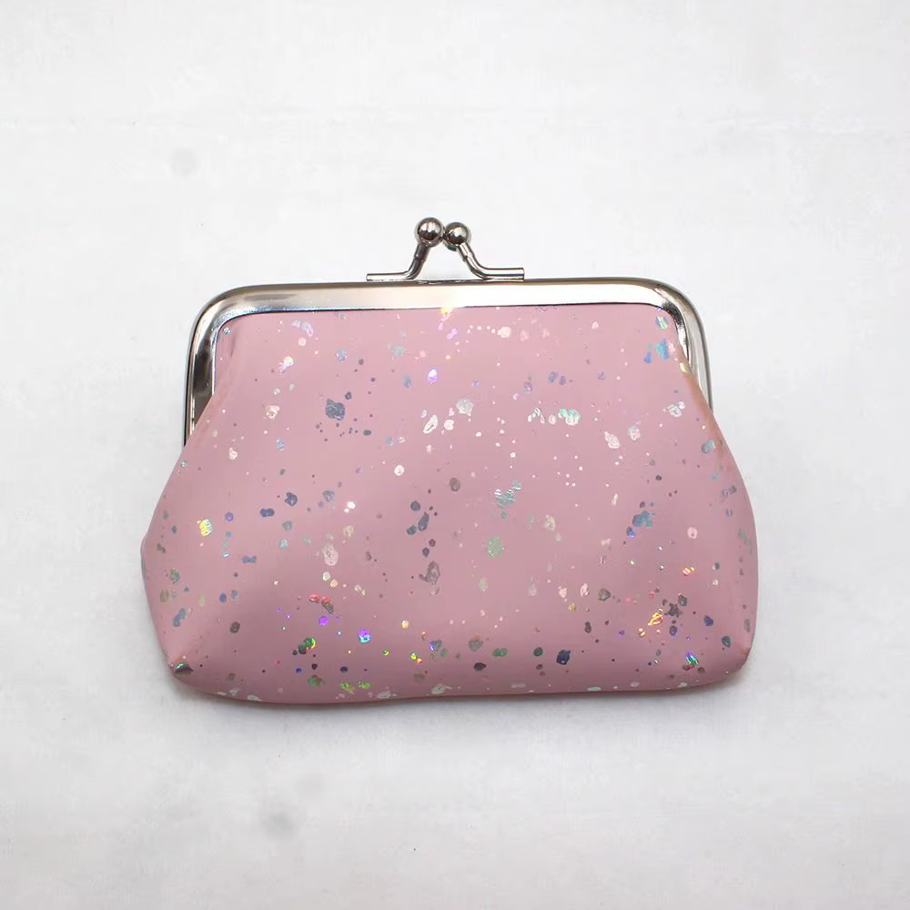 Porte-cartes portable, porte-monnaie brillant, pochette de rangement, petite sacoche, sac à main, po