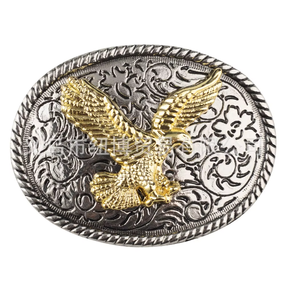 Ceinture Golden Eagle avec motifs rétro, structure exquise, artisanat d'instituts
