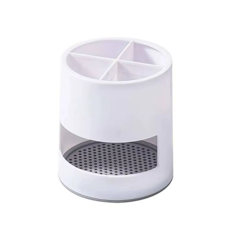 Support de brosses à dents pour salle de bain, porte-gobelet, porte-cassette, trou de drainage, acce