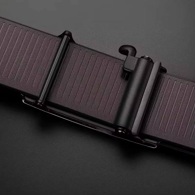 Ceinture à boucle automatique pour homme, élégante, pour costume d'affaires, ceinture décontractée d