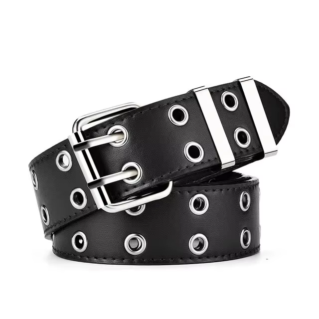 Ceintures en alliage pour femmes, chaîne de luxe pour cuir véritable, nouveau Style, boucle ardillon
