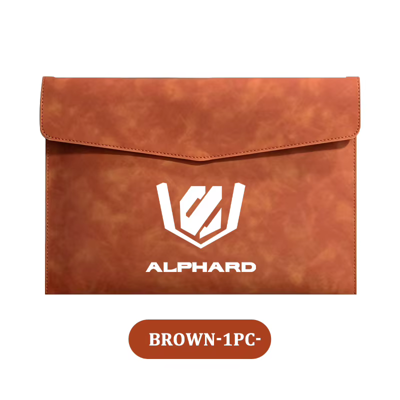 Porte-documents portable en cuir PU pour voiture et bureau, sac de rangement pour papier A4 pour Toy