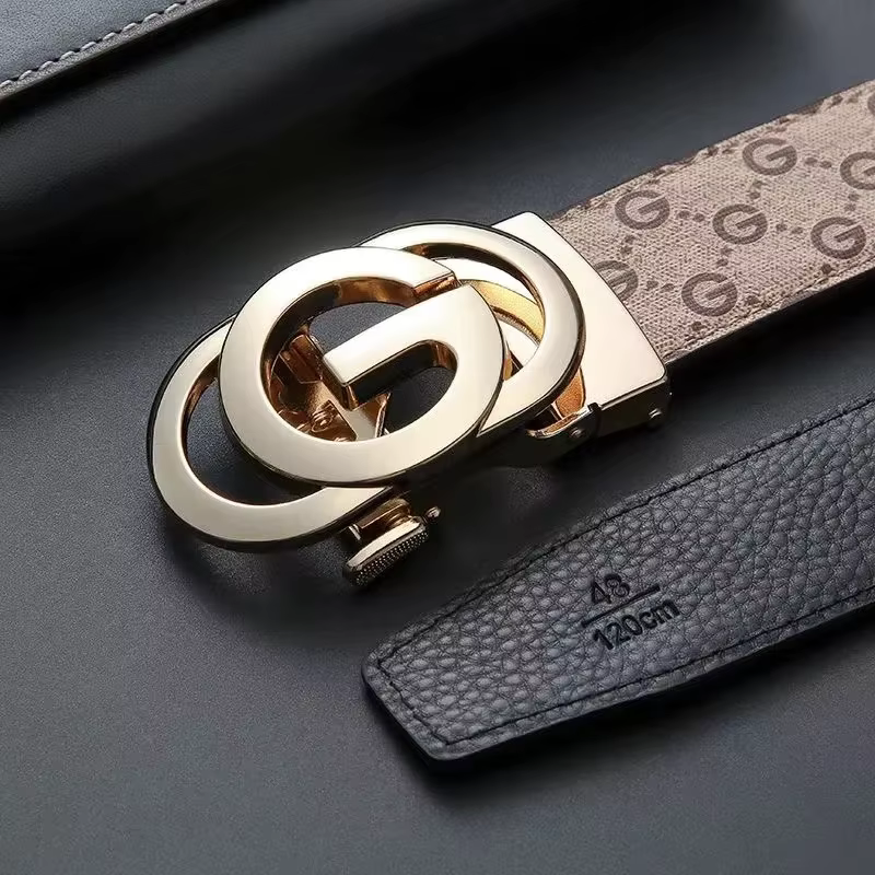 Ceinture en cuir véritable et cuir pour hommes, mode décontractée, marque de luxe, jeans, design pol