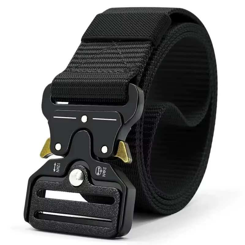 Ceinture d'extérieur multifonctionnelle pour hommes, toile de haute qualité pour nylon, ceinture de 