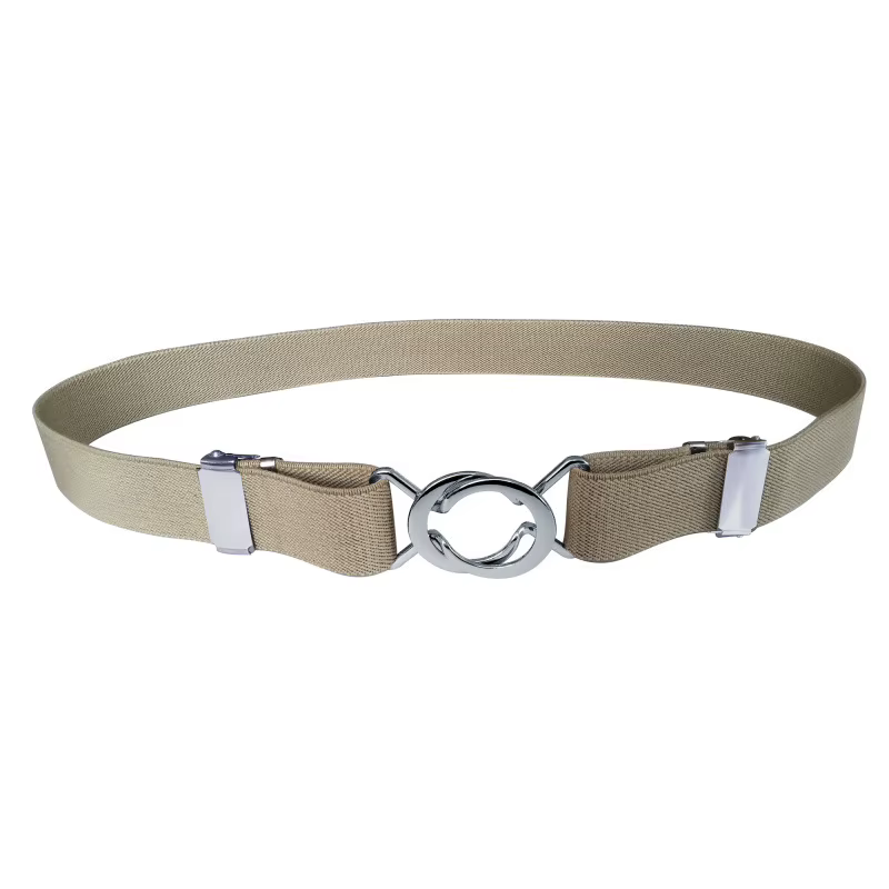 Ceinture extensible élastique réglable pour femmes avec boucle en métal ceinture Web large de 1 pouc