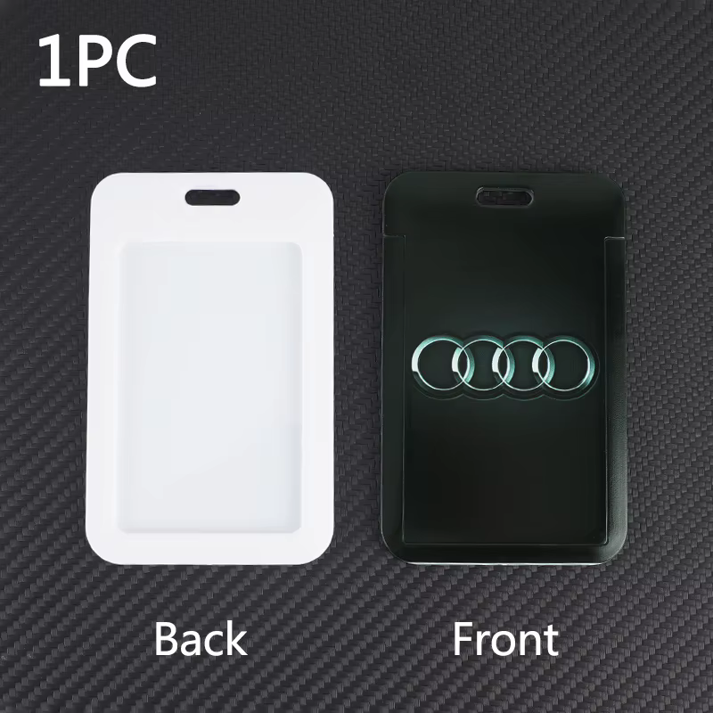 Porte-clés de voiture avec boucle, porte-carte d'identité, porte-carte de travail, porte-carte de bu