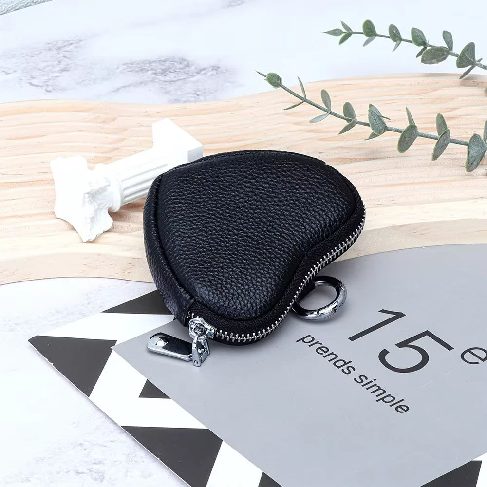 Porte-monnaie pour femmes, porte-monnaie, petit sac à cosmétiques en cuir de vache, organisateur de 