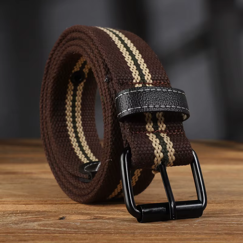 Ceinture en toile étendue, adaptée aux vêtements de travail décontractés pour hommes et femmes, cein