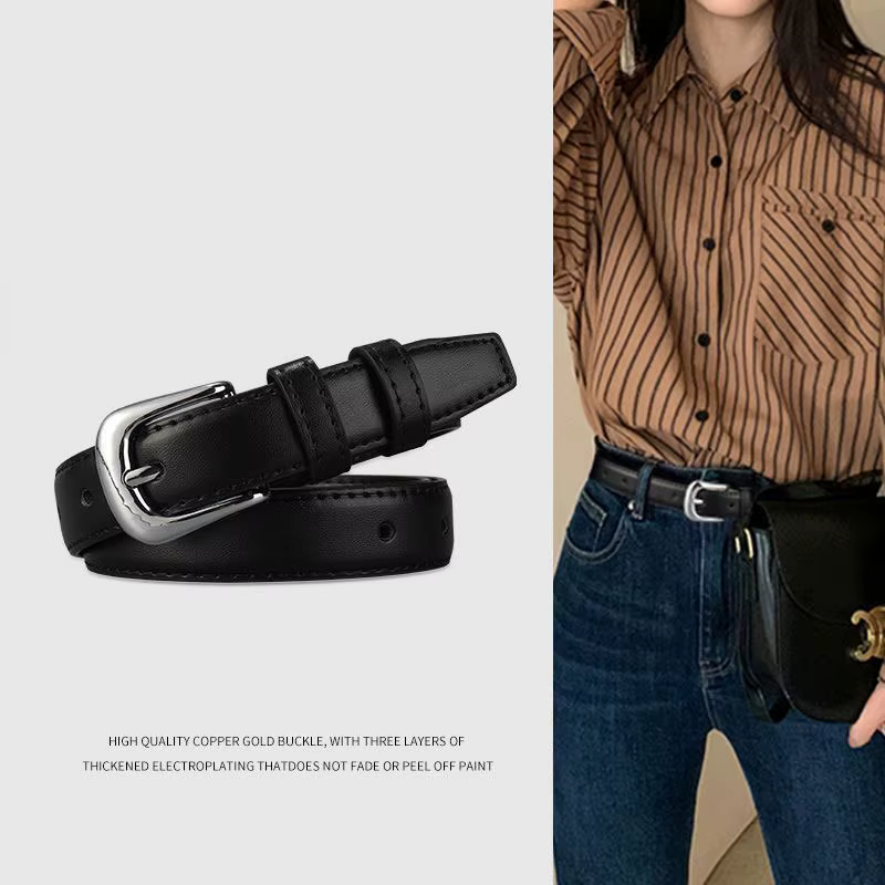 Ceinture femme rétro polyvalente à la mode ceinture été nouveau Style Instagram petite foule taille
