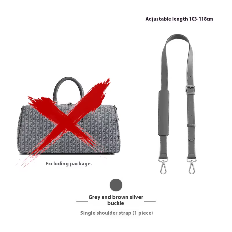 Sangle de sac à bandoulière en cuir, ceinture de remplacement réglable pour sacs de voyage GOYARD Bo