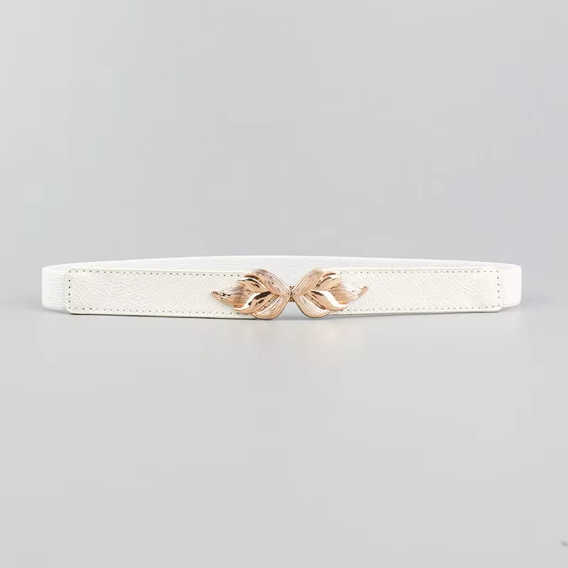 Ceinture fine en cuir chevelu pour femmes, ceinture de robe commandée, ceinture fine pour dames, déc
