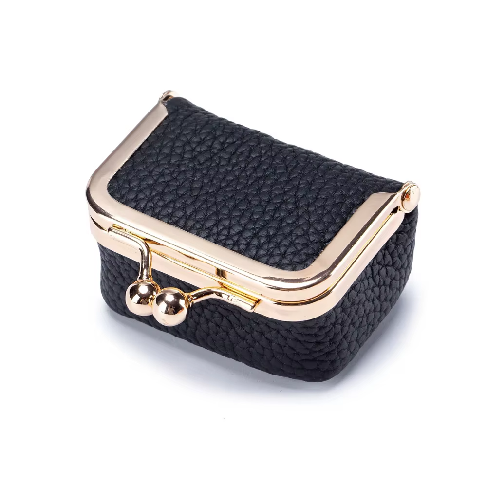 Portefeuilles pour femmes, petit sac à bijoux en cuir véritable, Mini sac pour écouteurs, bague, col