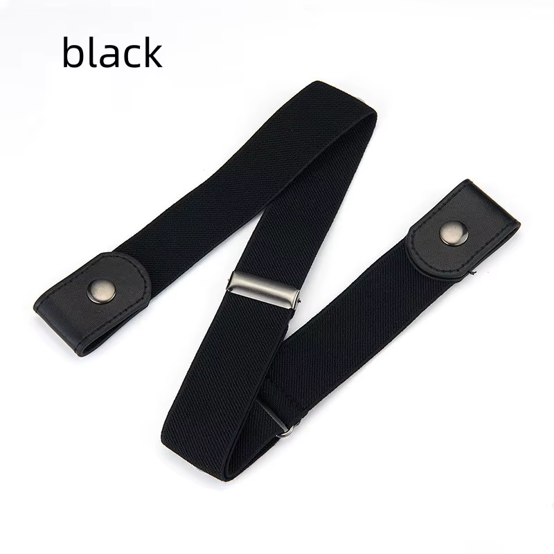 Ceinture élastique extensible réglable sans boucle, 2/1 pièce, ceintures invisibles pour femmes et h