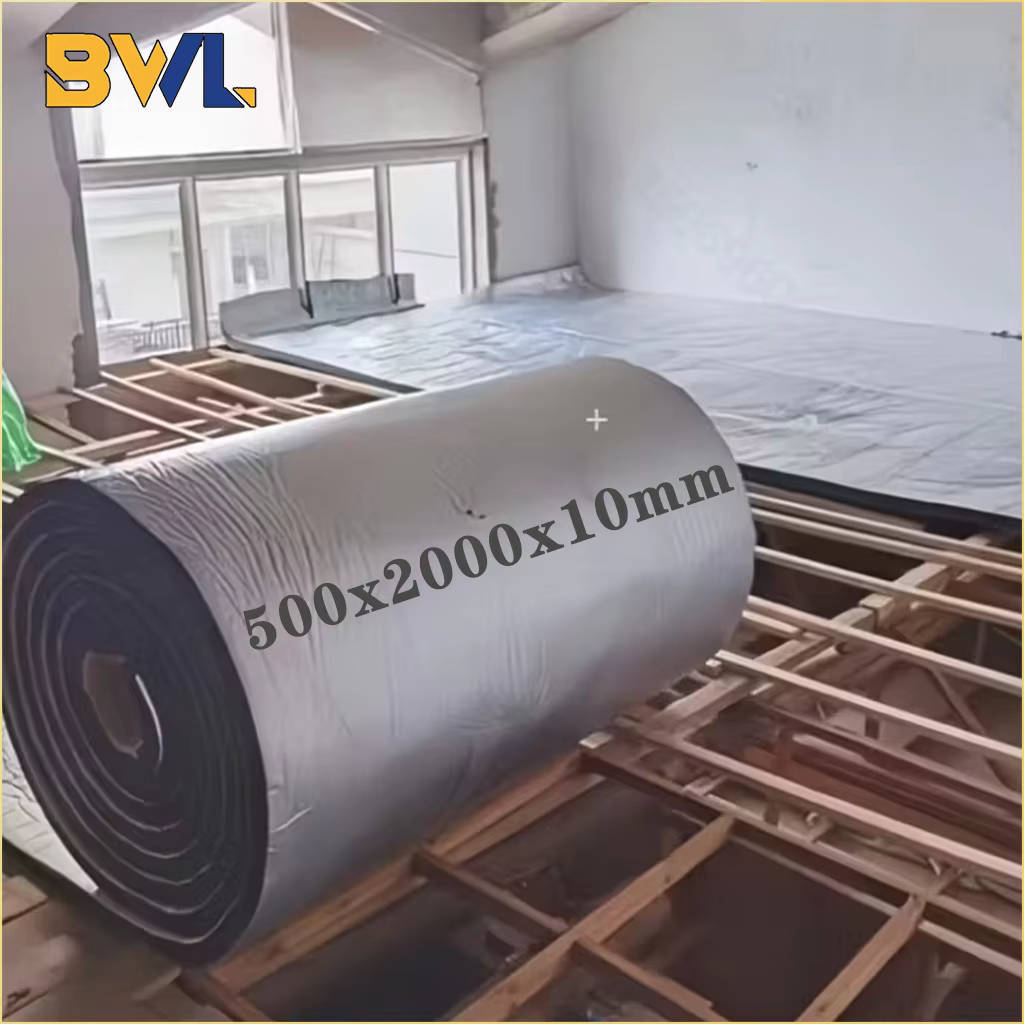 Tapis insonorisé d'isolation thermique de 10MM, barrière thermique, rouleau de mousse, mur de maison