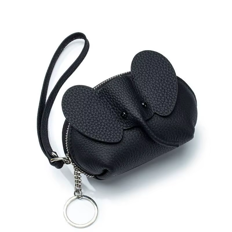 Mignon petit éléphant portefeuille Cosplay Anime Pu sac à main éléphant japonais sac à dos pendentif