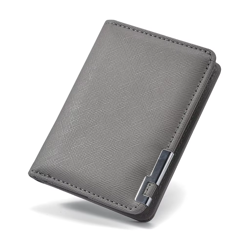 Petit portefeuille fin de style professionnel - Plusieurs emplacements pour cartes, porte-cartes de 