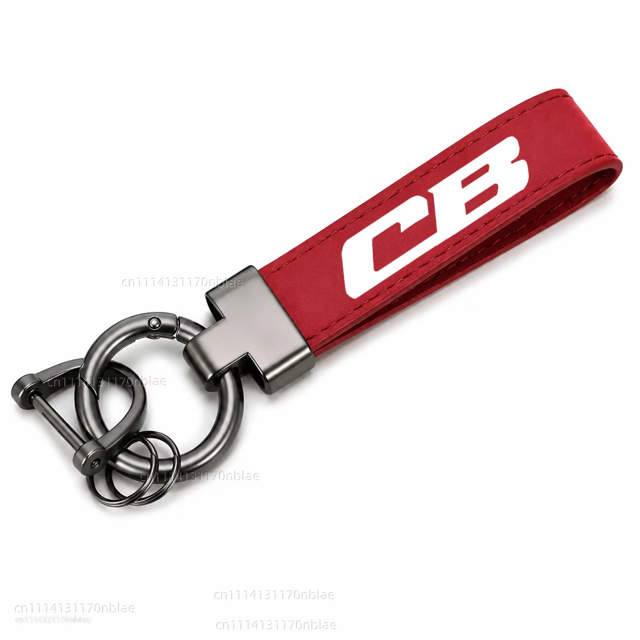 Porte-clés en cuir et daim de haute qualité, porte-clés de moto pour Honda CB 599 600F CB 400 500 CB