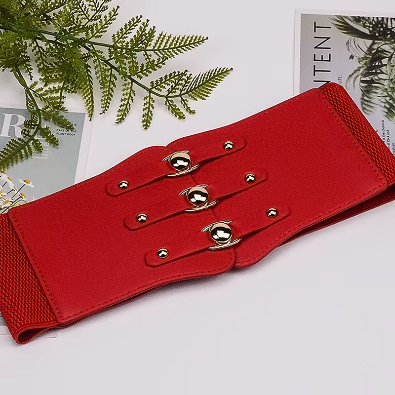 Ceintures Corset larges élastiques pour femmes, grande taille, pour robe, grand bandeau extensible,