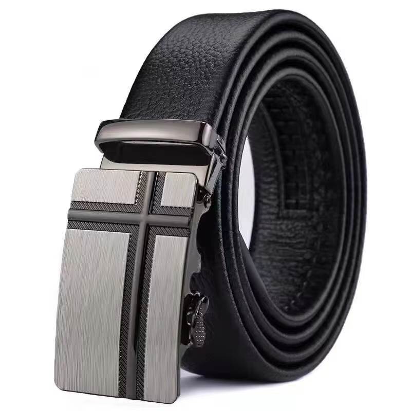 Ceinture pour hommes d'affaires de mode véritable marque de luxe ceinture boucle en métal ceinture e