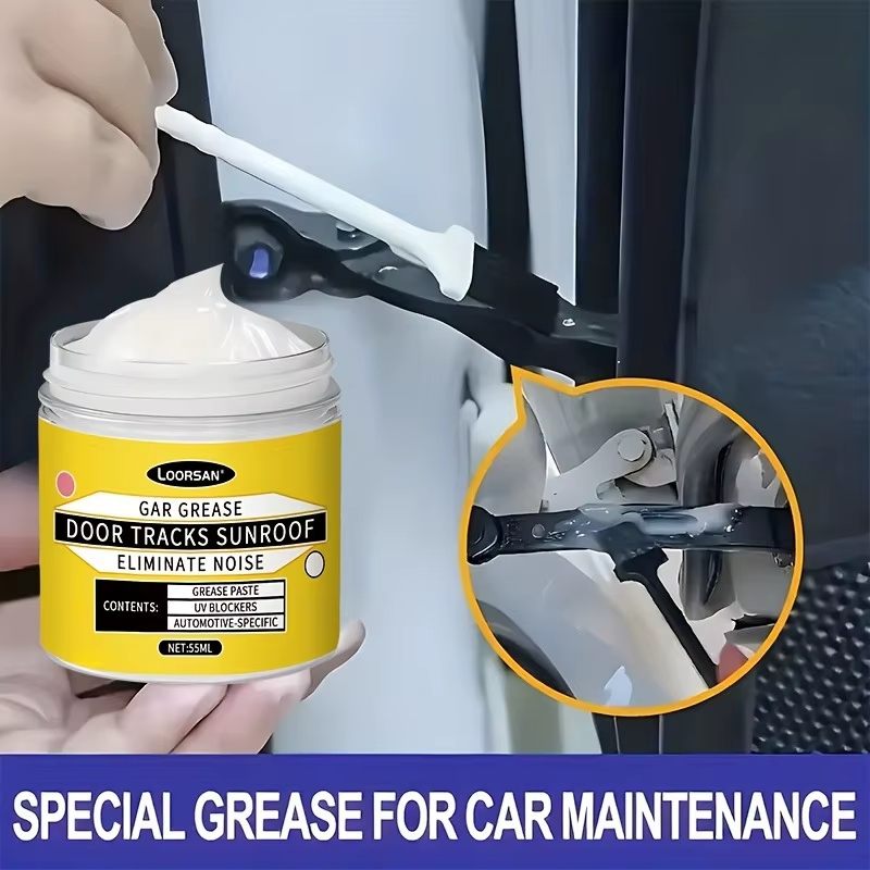 Pâte lubrifiante pour intérieur de voiture haute performance : graisse blanche non collante pour rai