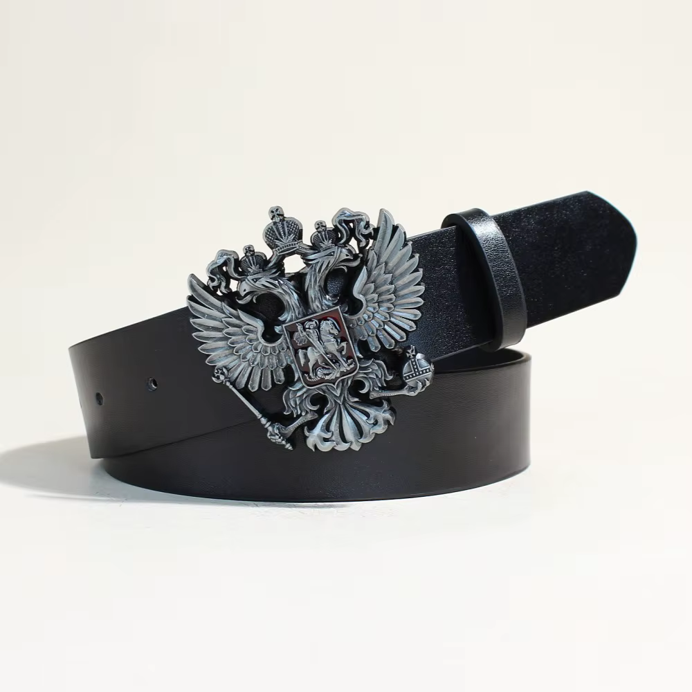 Ceinture en cuir PU de style punk noir avec clous métalliques, accessoire de mode gothique unisexe