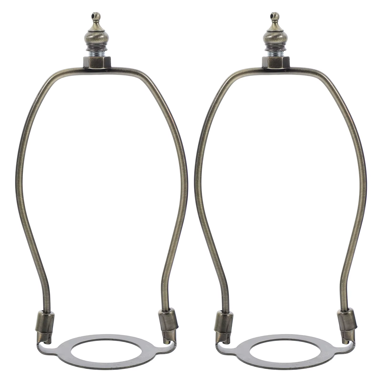 2 pièces lampe cintre lampe harpe abat-jour support cadre support accessoires d'éclairage suspension