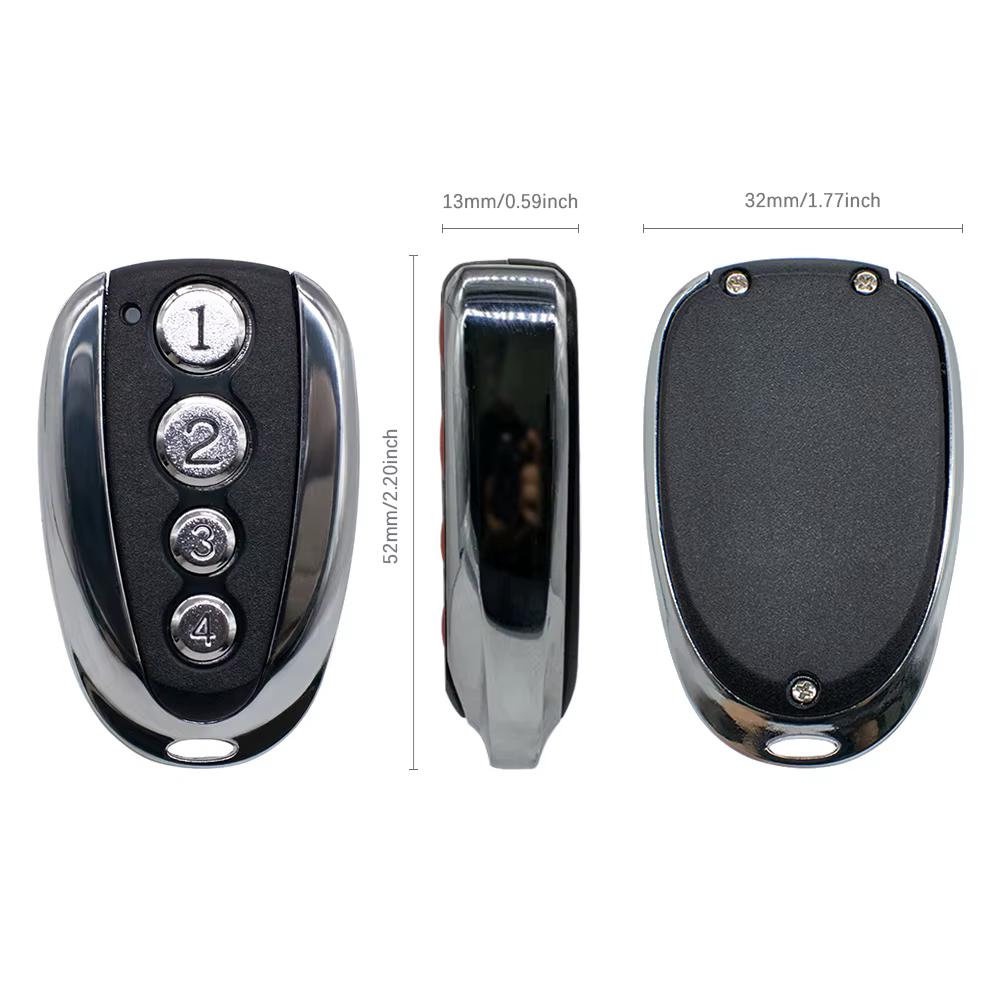 Émetteur portable à code roulant Doorworks DC800N DC1200N pour opérateur d'ouverture de porte à enroulement 