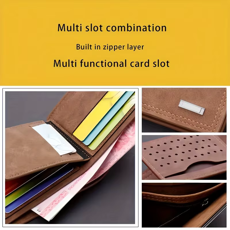 Portefeuille photo personnalisé pour homme