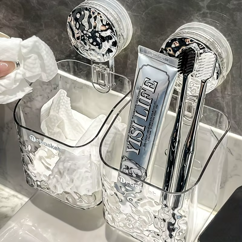 Étagère de salle de bain à ventouse, étagère de rangement d'angle murale, porte-shampoing, support cosmétique, panier de vidange de douche, organisateur de salle de bain estante para baño rangement sa