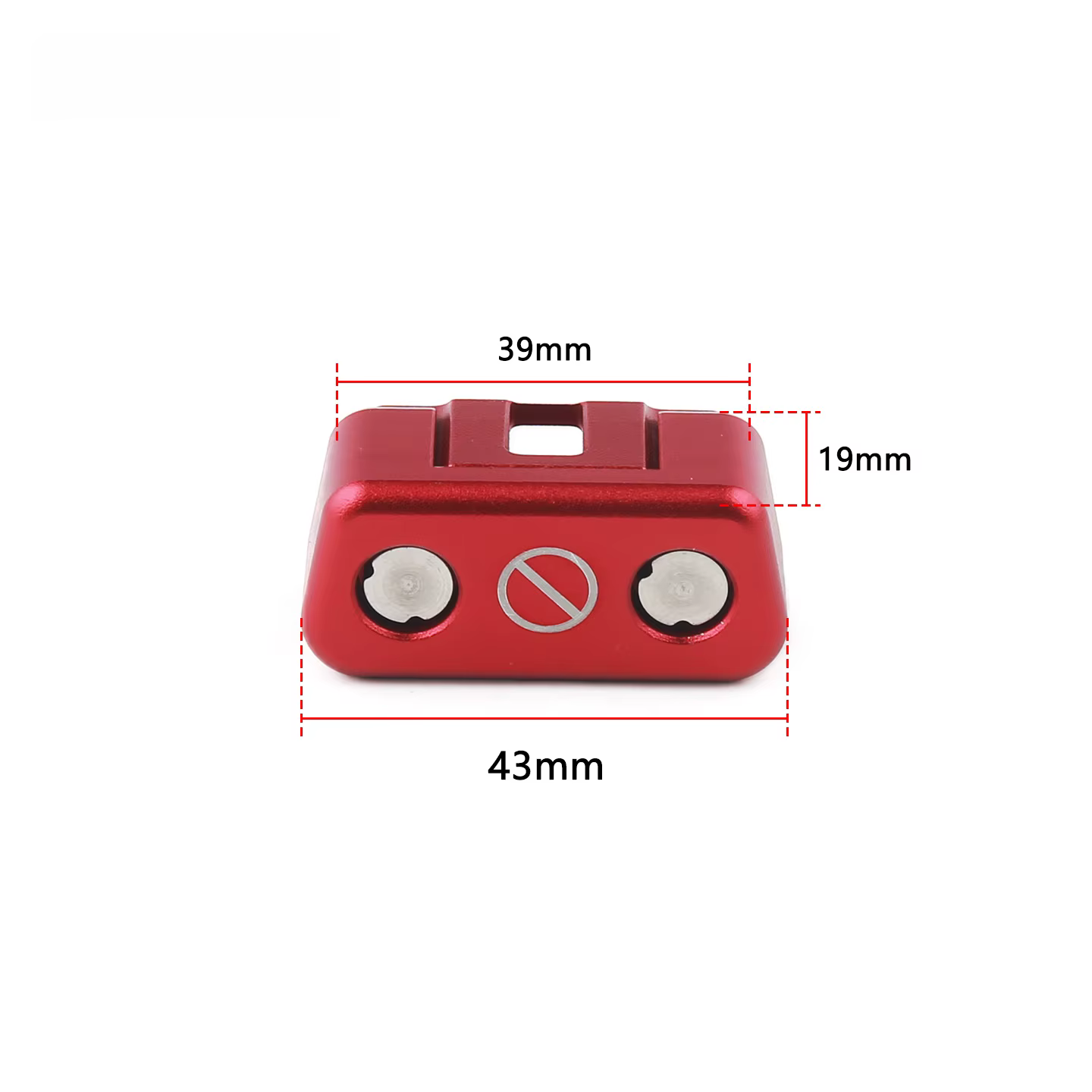 Verrouillage de port OBD2 - Protecteur antivol pour voitures, SUV et camions | Bloqueur d'interface universel OBD (rouge)