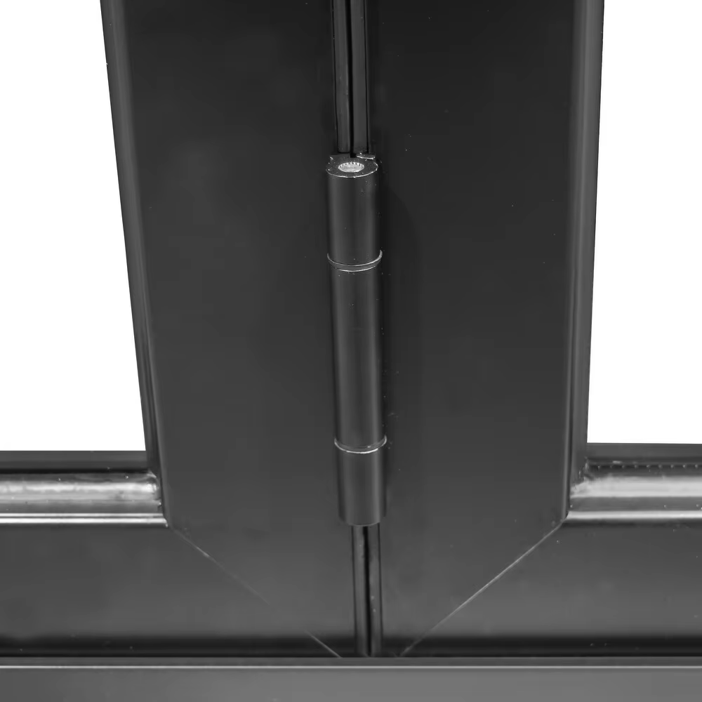 Porte pliante double verre personnalisée Jazz, accordéon en aluminium, délit lisse, portes pliantes pour la décoration de la maison